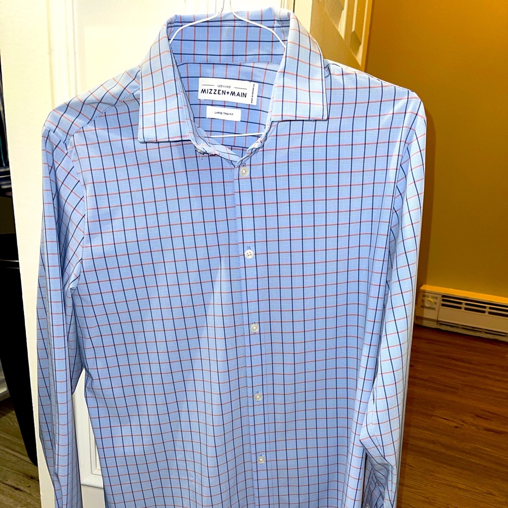 Mizzen & Main Spandex Dress Shirt - Stretchy Material